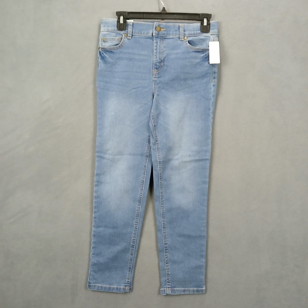 Dip Jeans Boys 14 Blue Denim Casual Slim Fit Mid Rise Straight Leg Everyday Wear